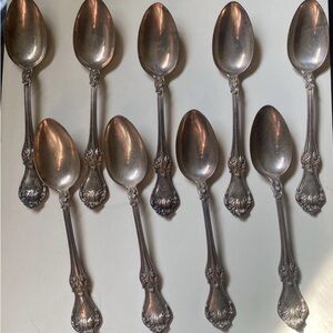 Beautiful R. Wallace & Sons Sterling Silver Spoons
